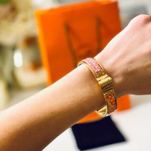 Authentic Hermès Hinged Bracelet / Bangle